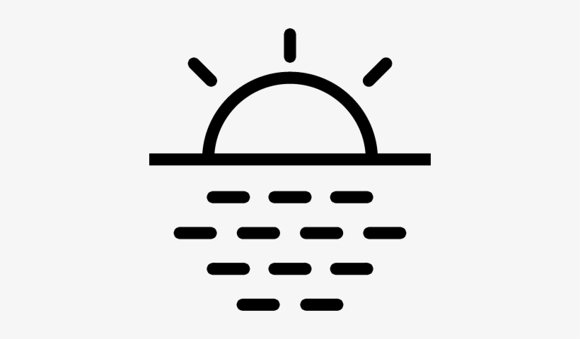 Dawn And Sea Vector - Portable Network Graphics, transparent png