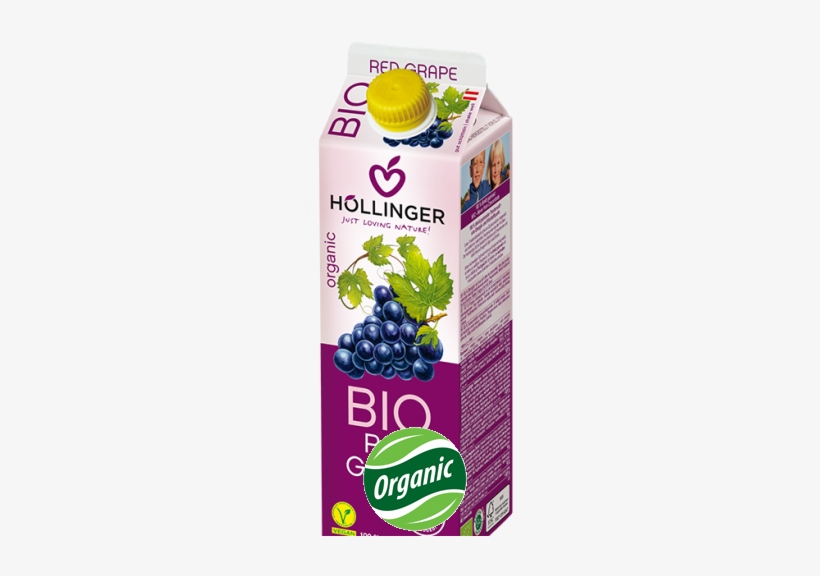 Hollinger Organic Red Grape Juice 1 L - Hollinger Juice Organic Red Grape Juice 1 Litre (1000ml), transparent png