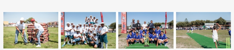 Below Are Images Of The Schools Budding Cricketers, - Huddle, transparent png