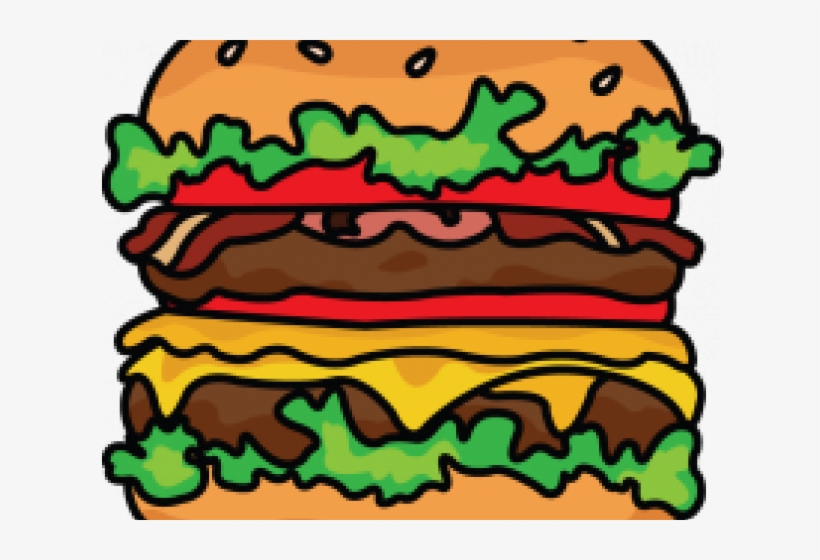 Drawn Burger Cheese - Burger Drawing Png, transparent png
