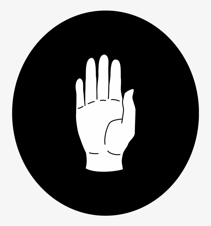 White Hand Of Saruman - Microphone White Symbol Png, transparent png