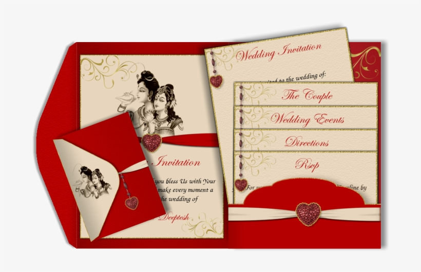 Email Wedding Card Pocket Fold Design - Wedding Letter Designs, transparent png