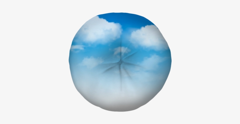 White Clouds In A Blue Sky - Sphere, transparent png