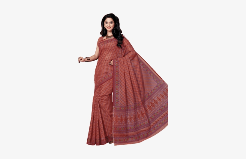 Womens Cotton Saree - Silk, transparent png