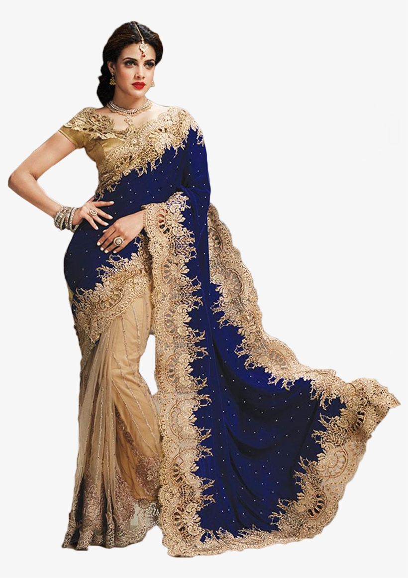 Also Take Care Of Proper Matching Blouse And Don't - Womens Saree, transparent png