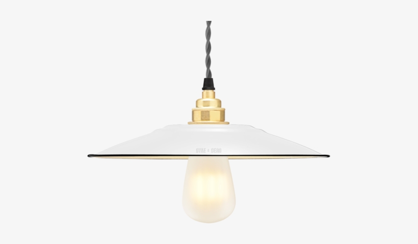 Flat White Enamel Shade - Flat White, transparent png