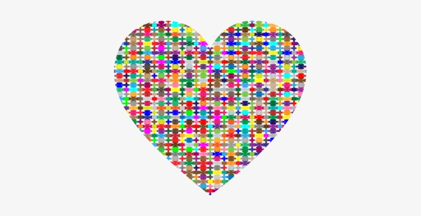 Mosaic Computer Icons Abstract Art Music - Mosaic Heart, transparent png