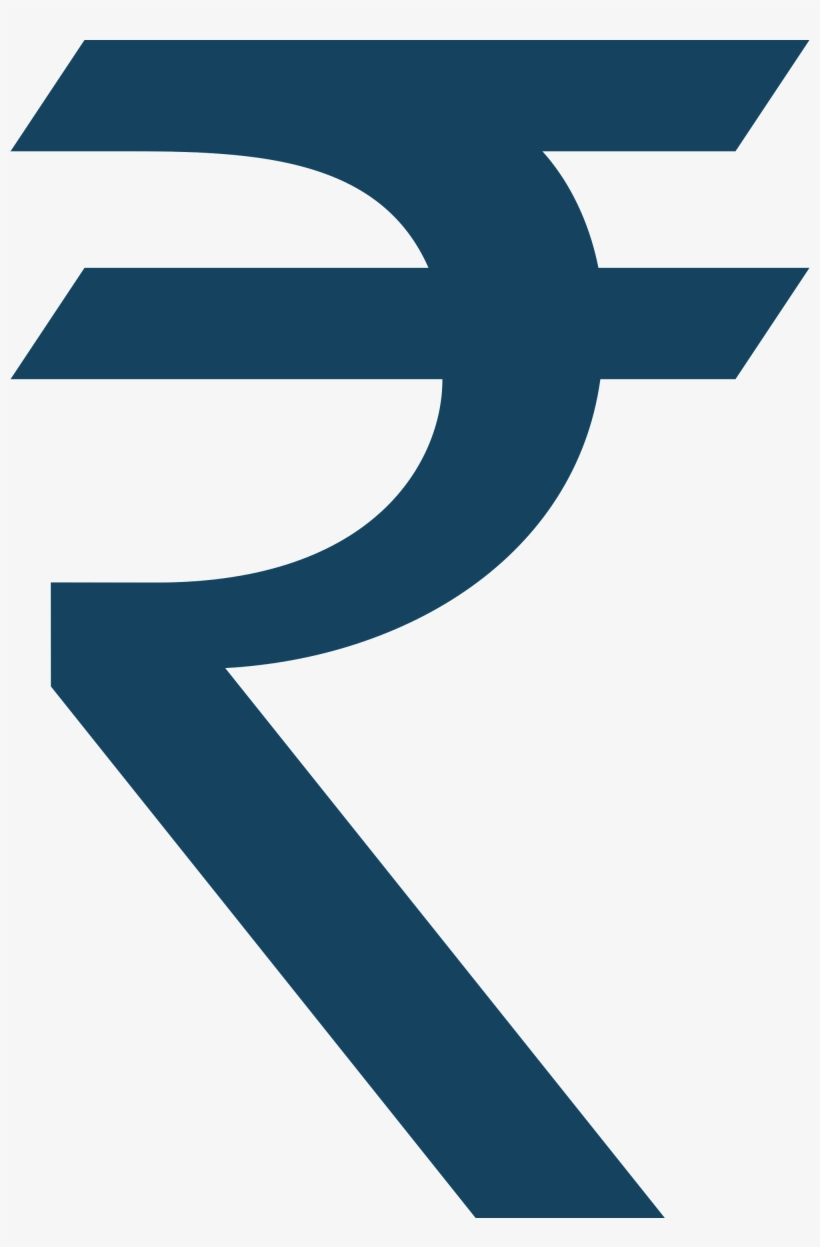 Indian Rupee Sign Currency Symbol Transprent Png - Indian Rupee Symbol Png, transparent png