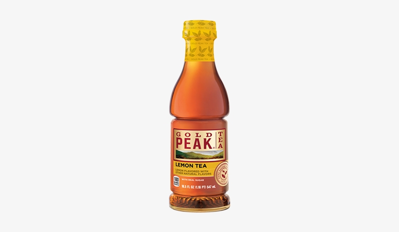 Lemon Tea - Gold Peak Iced Tea, transparent png