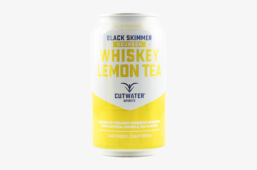 Cutwater Black Skimmer Whiskey Lemon Tea - Tea, transparent png