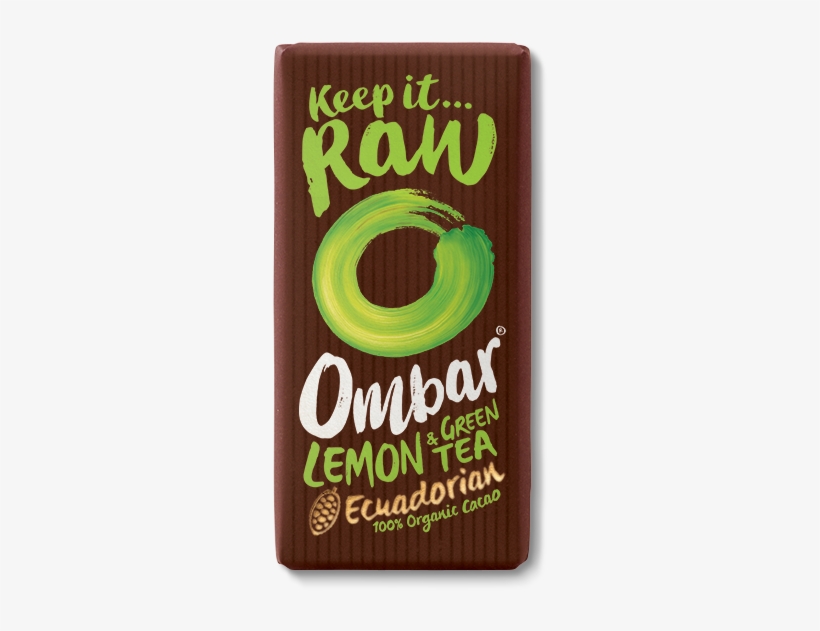 Ombar Lemon & Green Tea - Ombar Coco Almond Bar 70g, transparent png