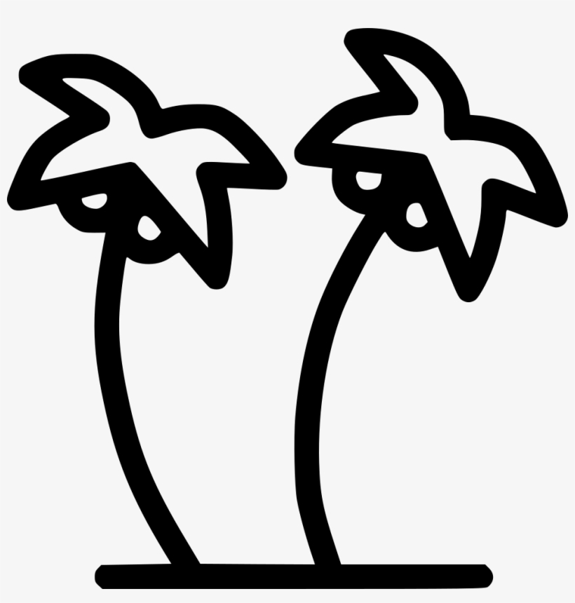 Coconut Trees Plantation Beach - Portable Network Graphics, transparent png