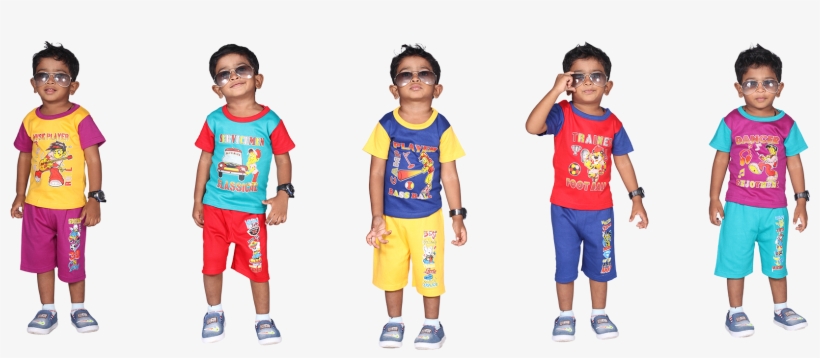 Donald 5 Boy`s T-shirt And Bermudas Set - Child, transparent png