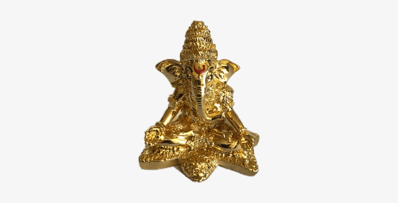 Lord Ganapathi Idol - Brass, transparent png