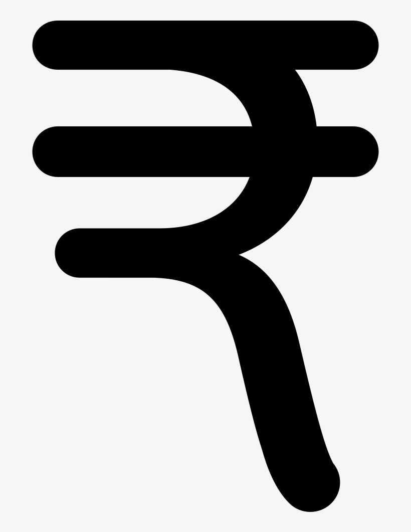 India Rupee Currency Symbol, transparent png