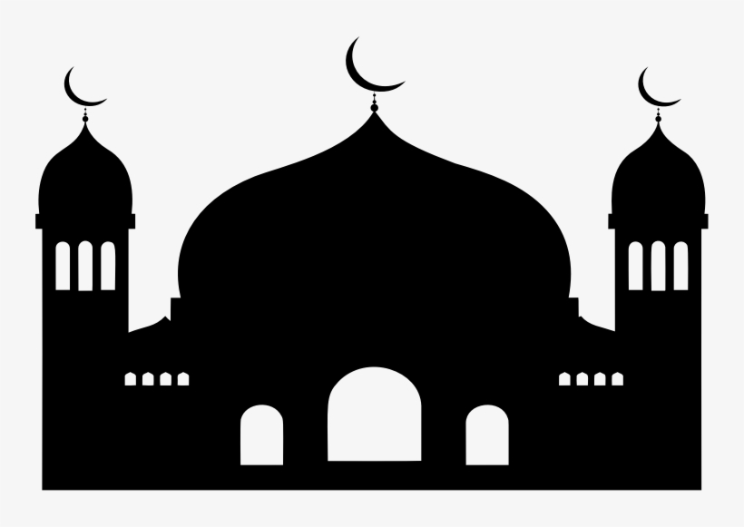Black M Silhouette Brand Animal - Mosque, transparent png