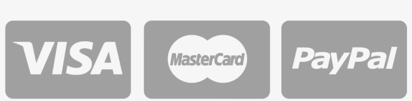 Visa Mastercard Paypal - Visa Mastercard Logo White, transparent png