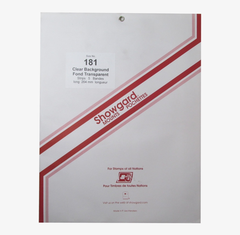 181 Showgard U - Showgard Strip Style Black Stamp Mounts Size 175, transparent png