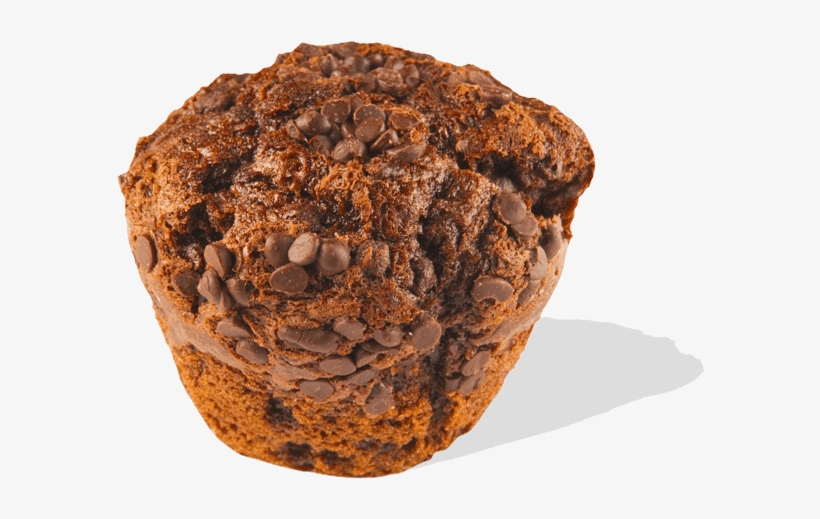 A Delicious Home Style Double Chocolate Muffin Filled - Muffin, transparent png