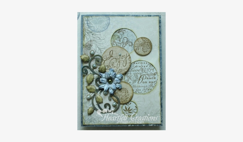 Sweet Memories Circle Card - Cardmaking, transparent png