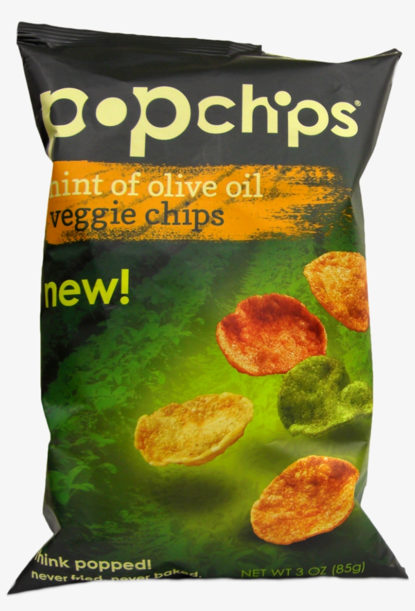 Popchips Veggie Chips Hint Of Olive Oil - Pop Chips Veggie, transparent png
