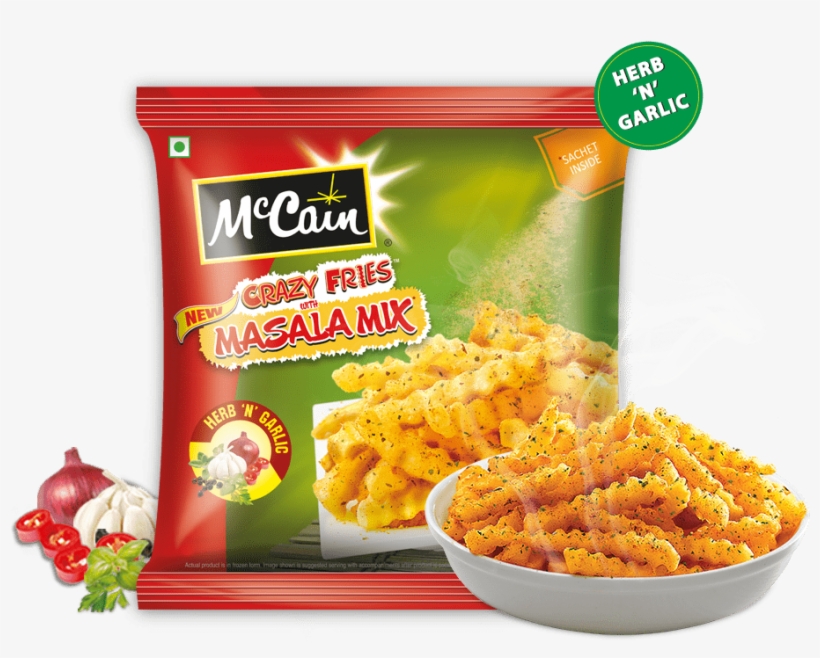 All Time Favourite - Mccain Crazy Fries Masala Mix, transparent png