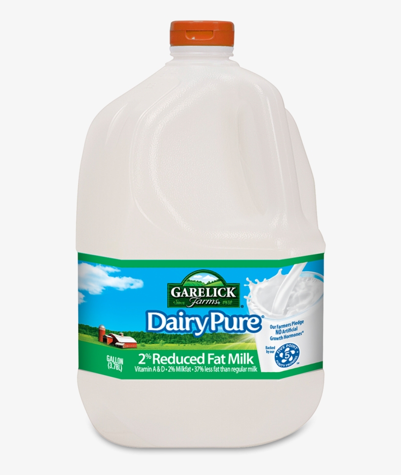 Dairypure 2% Reduced Fat Milk, transparent png