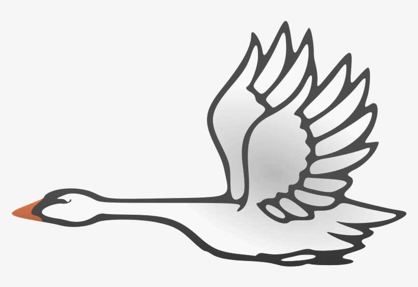 Flying Clipart Vector - Flying Stork Shower Curtain, transparent png