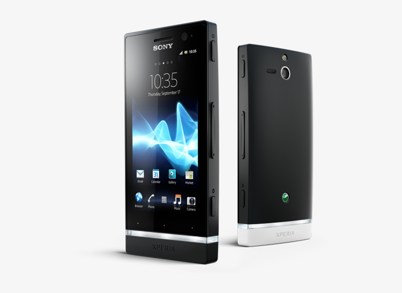 Xperia U Android Smartphone In Black And White - Sony Xperia U, transparent png