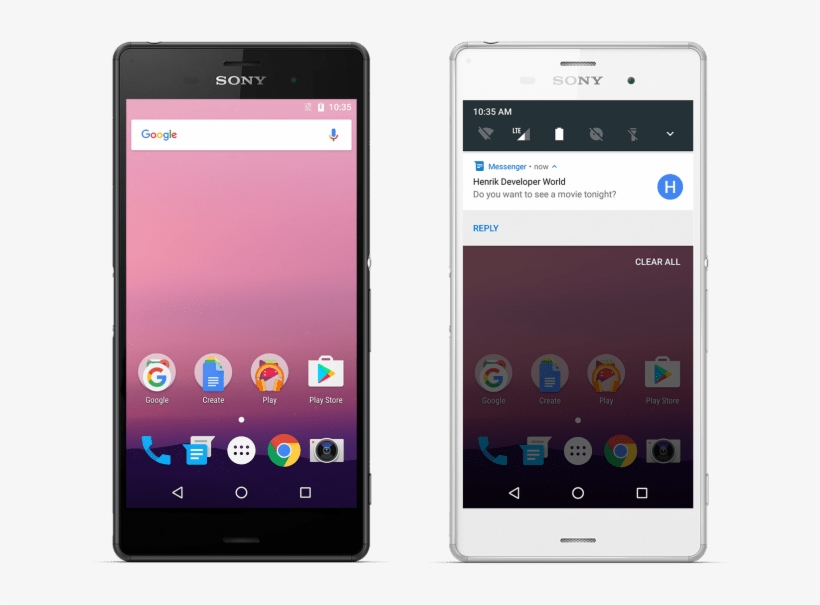 0shares - Android N En Xperia Z3, transparent png