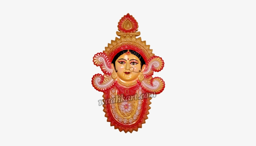 Navratri Special Durga Face Wall Hanging - Durga, transparent png