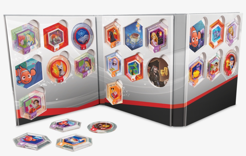 Disney Infinity Power Disc Album Open - Disney Infinity Power Disc Album For 20 Discs, transparent png