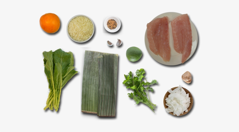 Banana Leaf Steamed Fish Ingredients - Steaming, transparent png