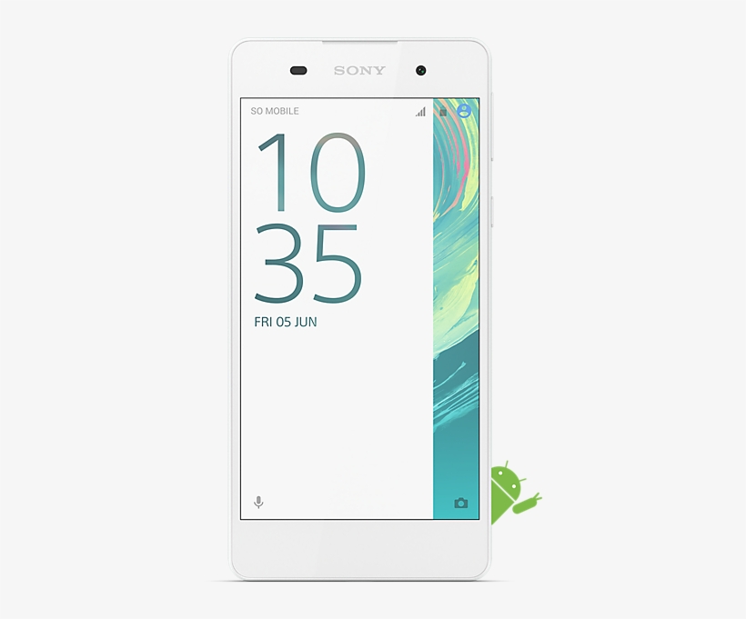 Image - Sony Xperia E5 White - From £11 A Month For Phone And, transparent png