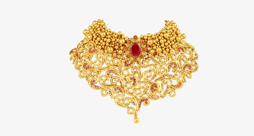 Gold Necklace - Necklace, transparent png
