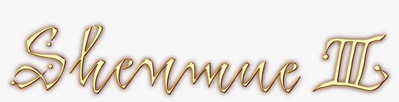 Wishing Shenmue 3 The Best - Shenmue 3 Logo Png, transparent png