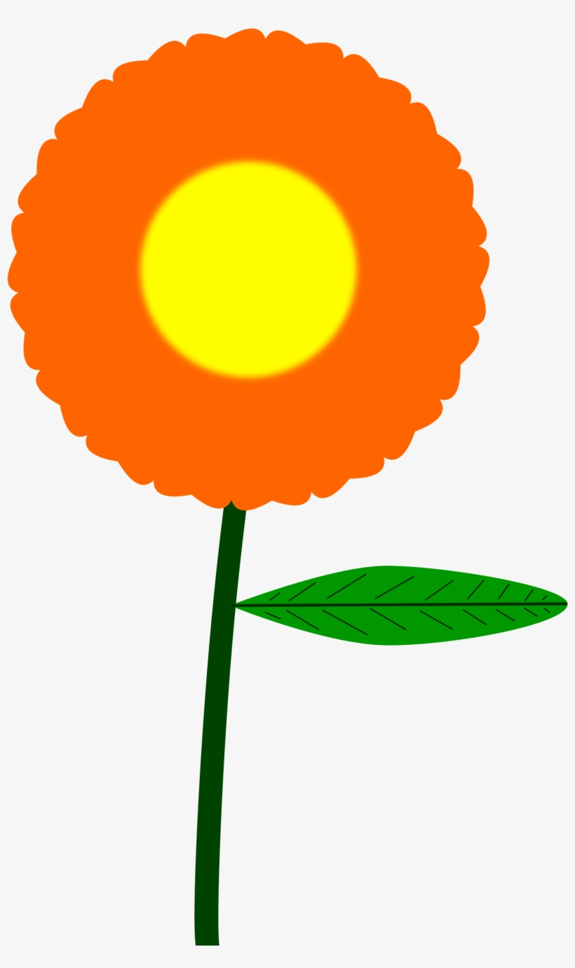 This Free Icons Png Design Of Orange Flower, transparent png