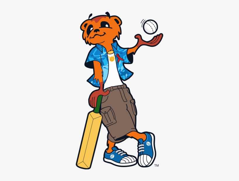Cricket Clipart Worldcup - Icc World Cup 2011 Mascot, transparent png