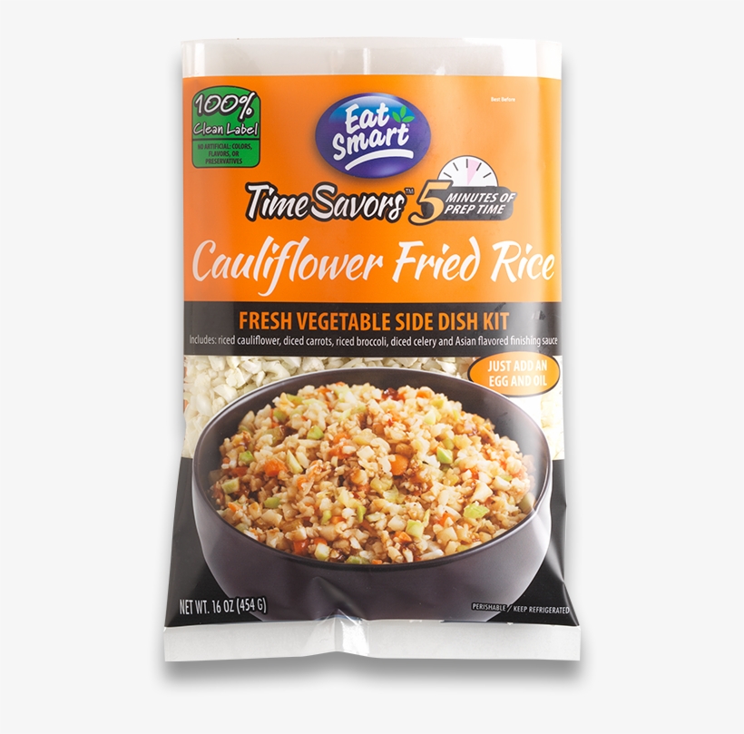 Cauliflower Fried Rice Timesavors Cauliflower Fried Rice Bag 496x729 Png Download Pngkit