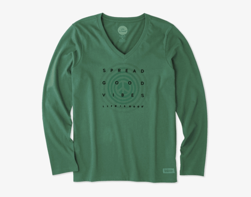 Women's Holiday Vibes Long Sleeve Crusher - Woman, transparent png