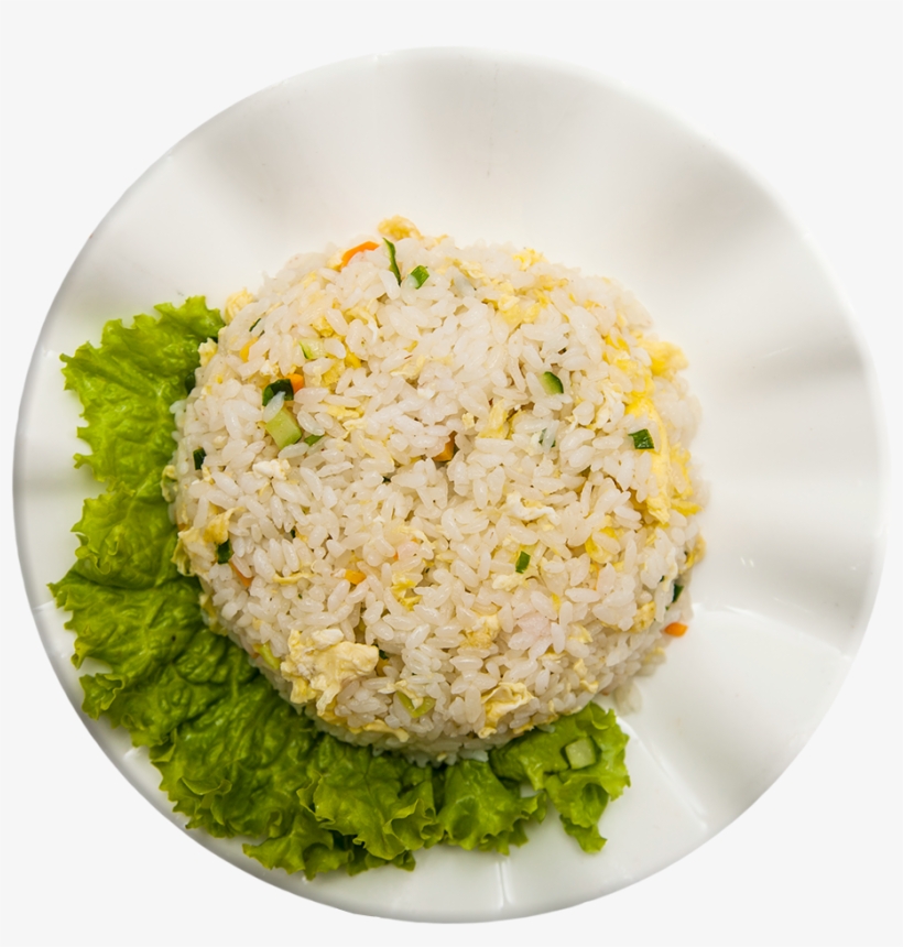 Rice Fried With Vegetables And Egg - Steamed Rice, transparent png