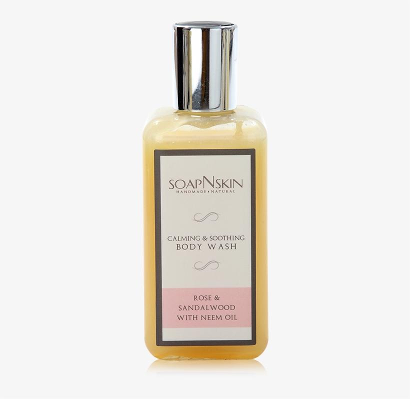 Sulphate Free Rose & Sandalwood Body Wash With Neem - Perfume, transparent png