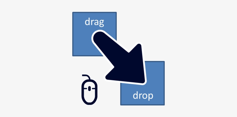 Drag & Drop Macro For Powerpoint - Drag And Drop Png, transparent png