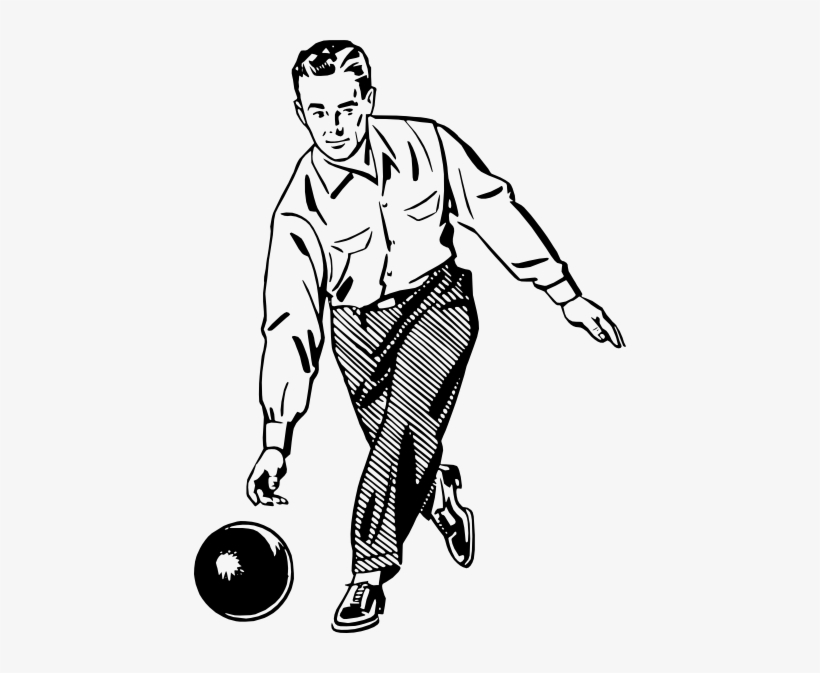 Small - Vintage Bowling Clip Art, transparent png