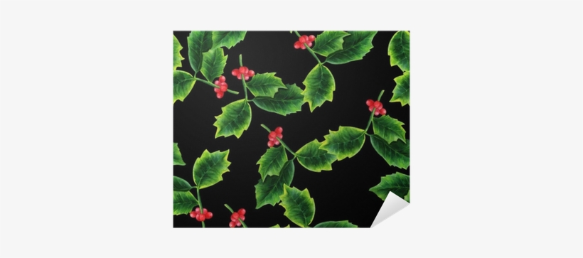 Seamless Pattern With Watercolor Drawing Of Christmas - Watercolor Painting, transparent png