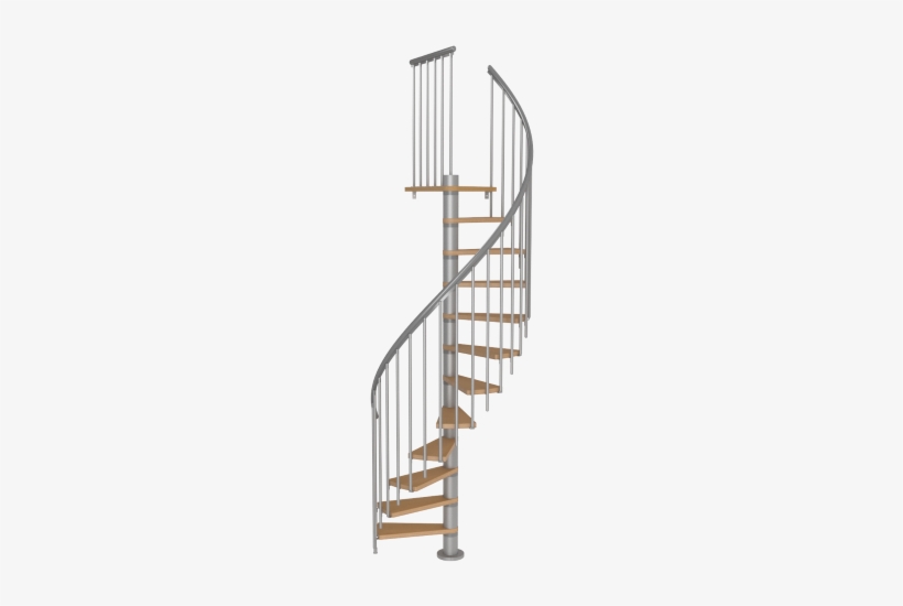 Deluxe Beech Grey Staircase - Spiral Staircase Png, transparent png