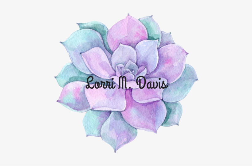 Lorri M Davis - Echeveria, transparent png