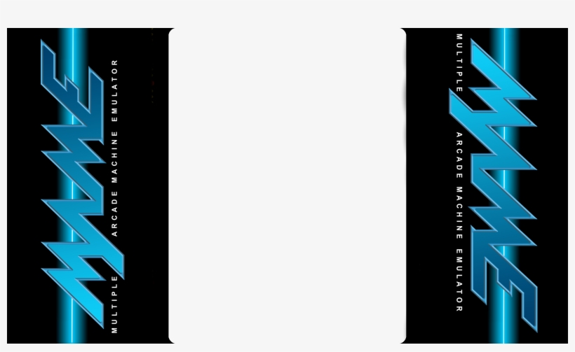 Mame Widescreen Bezel Blue - Mame, transparent png