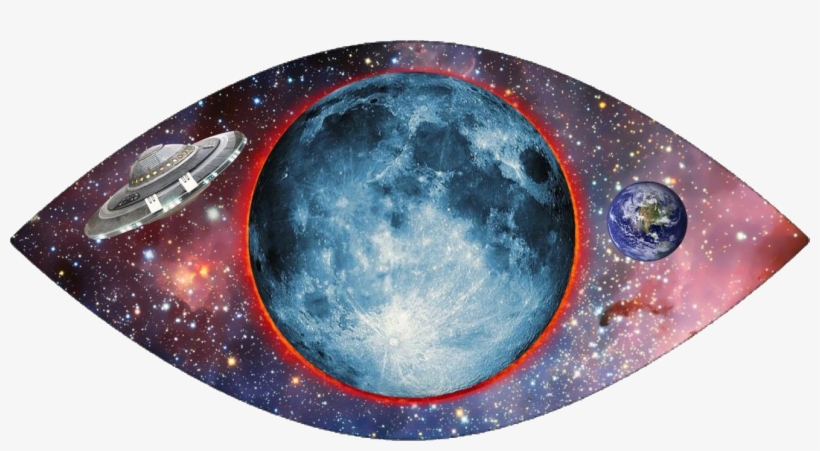 Bbuk6logo - Full Moon Square Sticker 3" X 3", transparent png