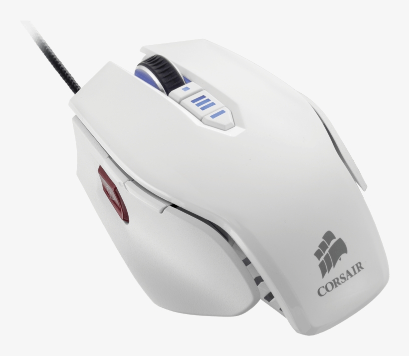 Corsair Vengeance M65 - Corsair Gaming Mouse White, transparent png